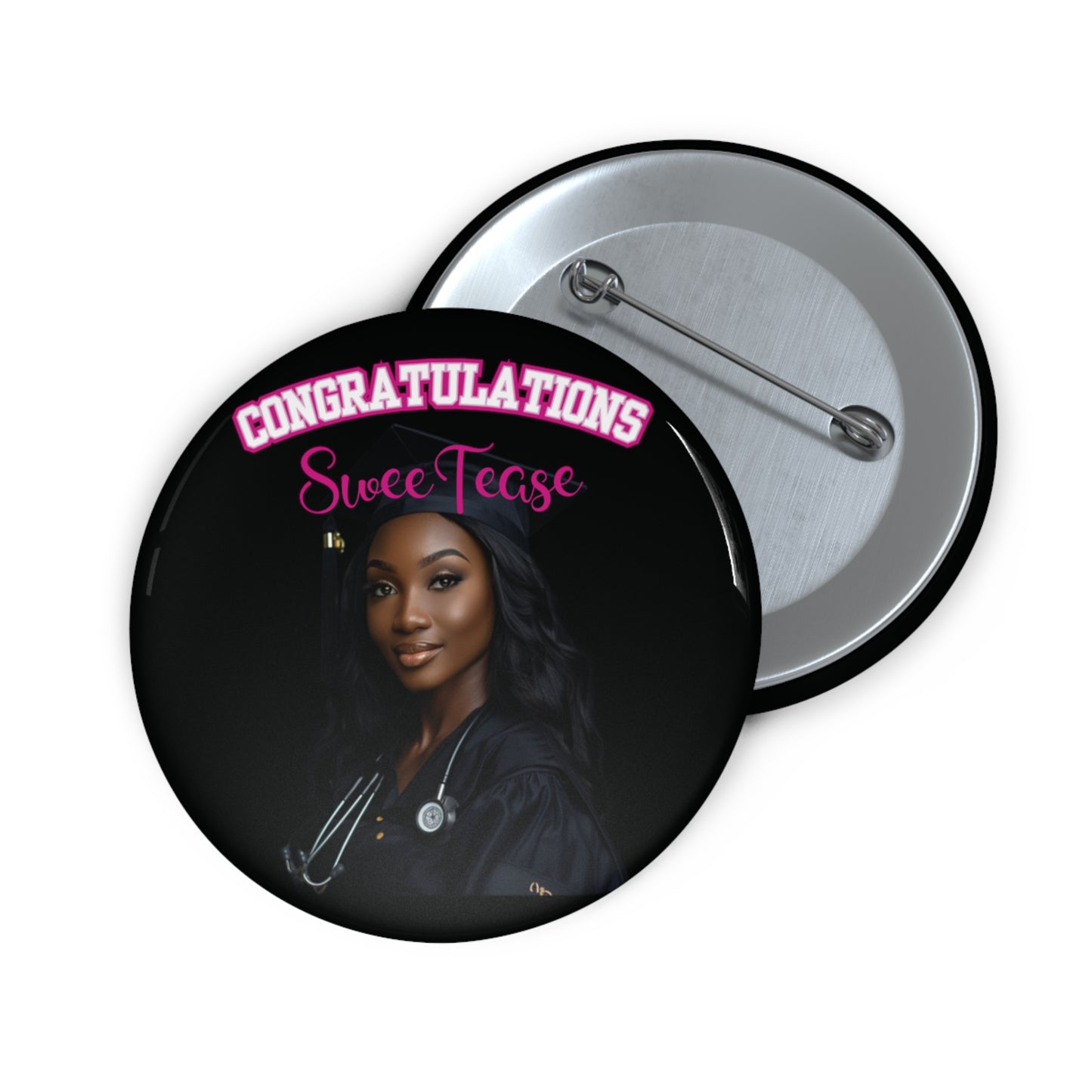 Customizable Graduate Buttons