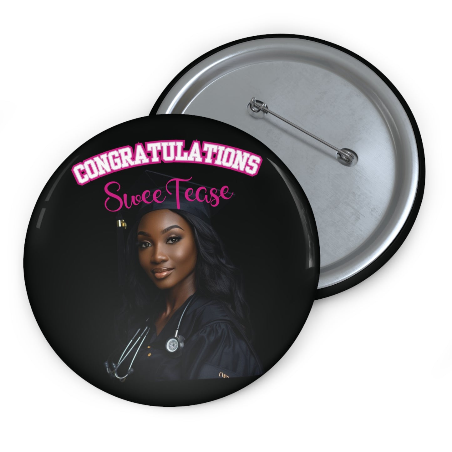 Customizable Graduate Buttons