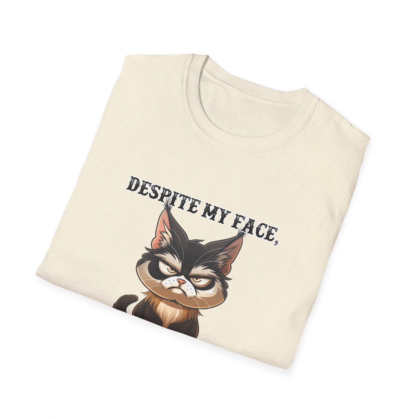 Despite Cat Face Tshirt