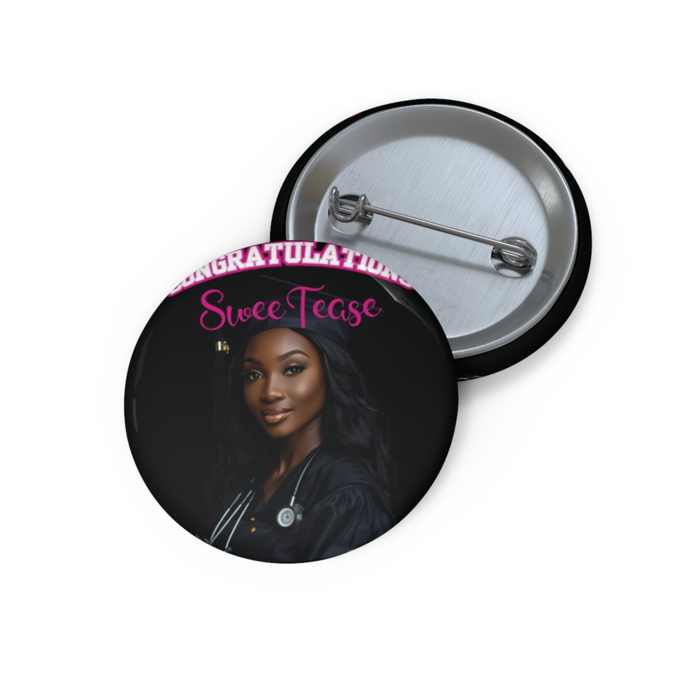 Customizable Graduate Buttons