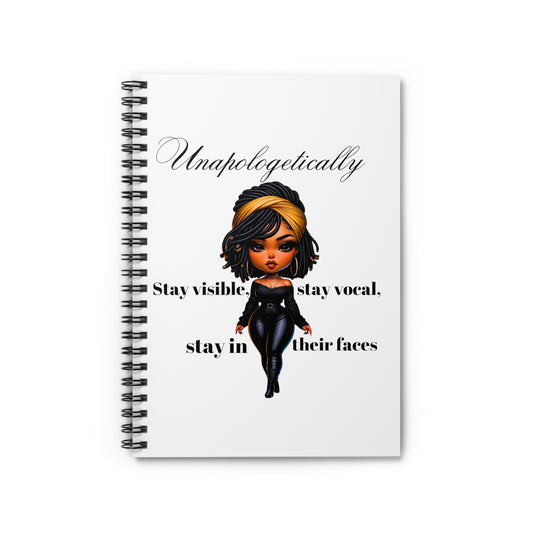 Unapologetically Spiral notebook (AA)