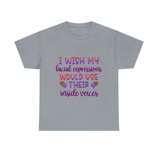 Inside voice tees