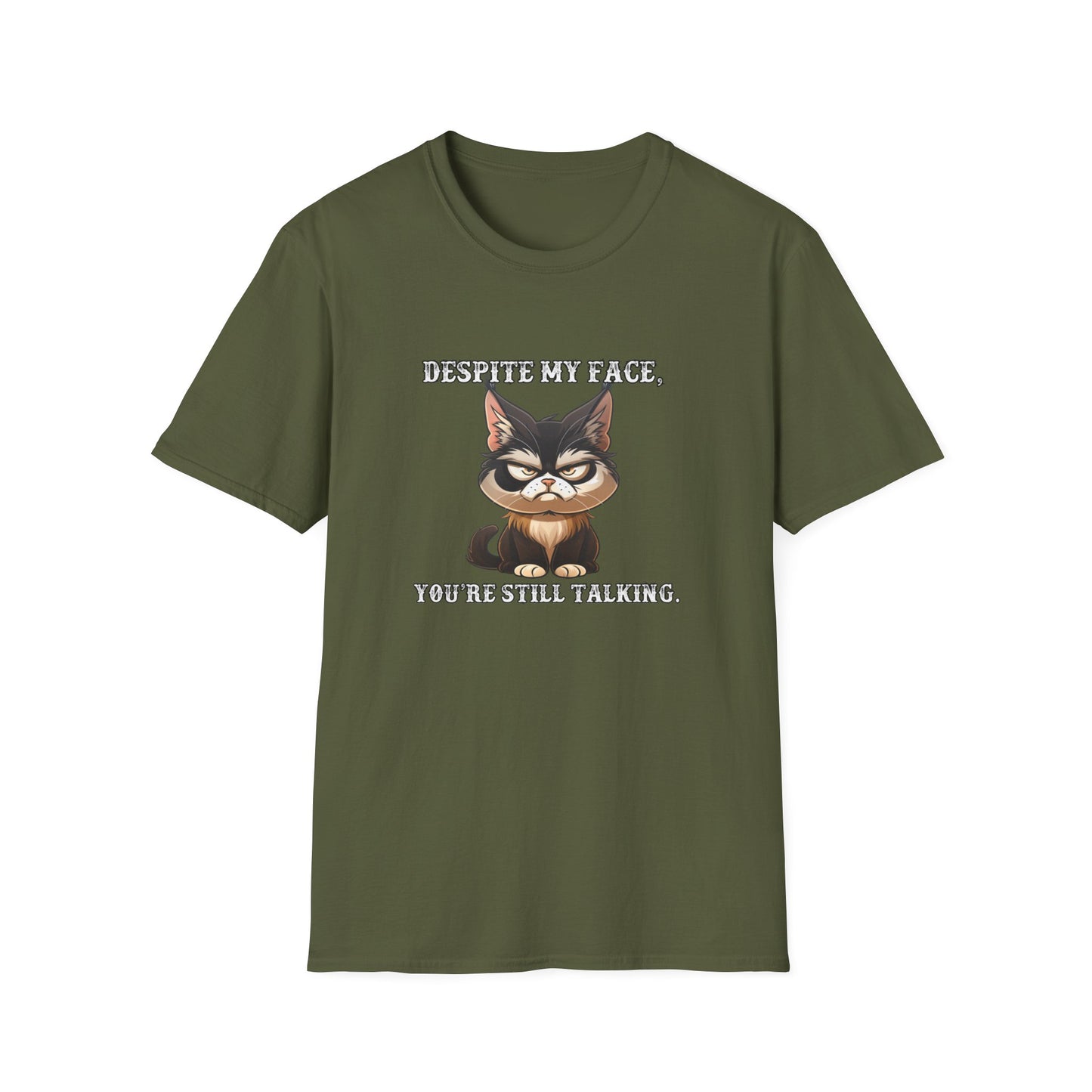 Despite Cat Face Tshirt