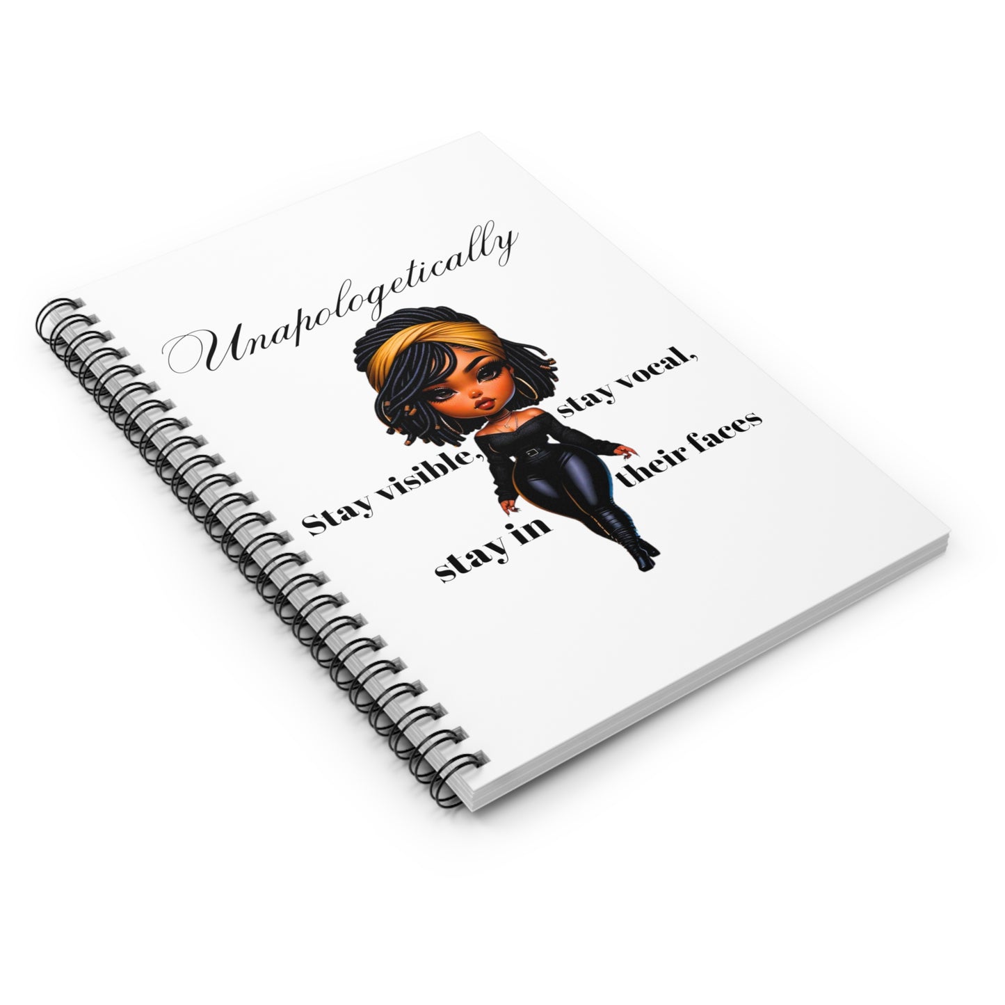 Unapologetically Spiral notebook (AA)