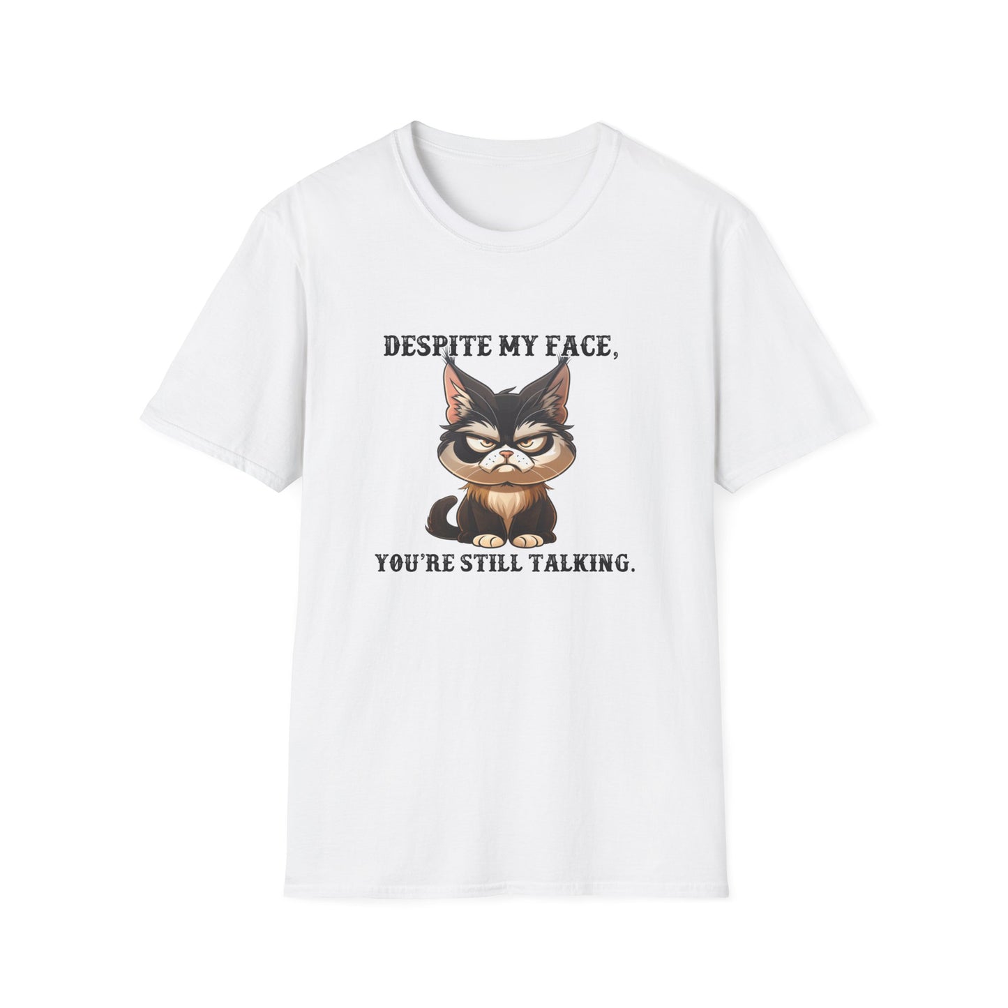 Despite Cat Face Tshirt