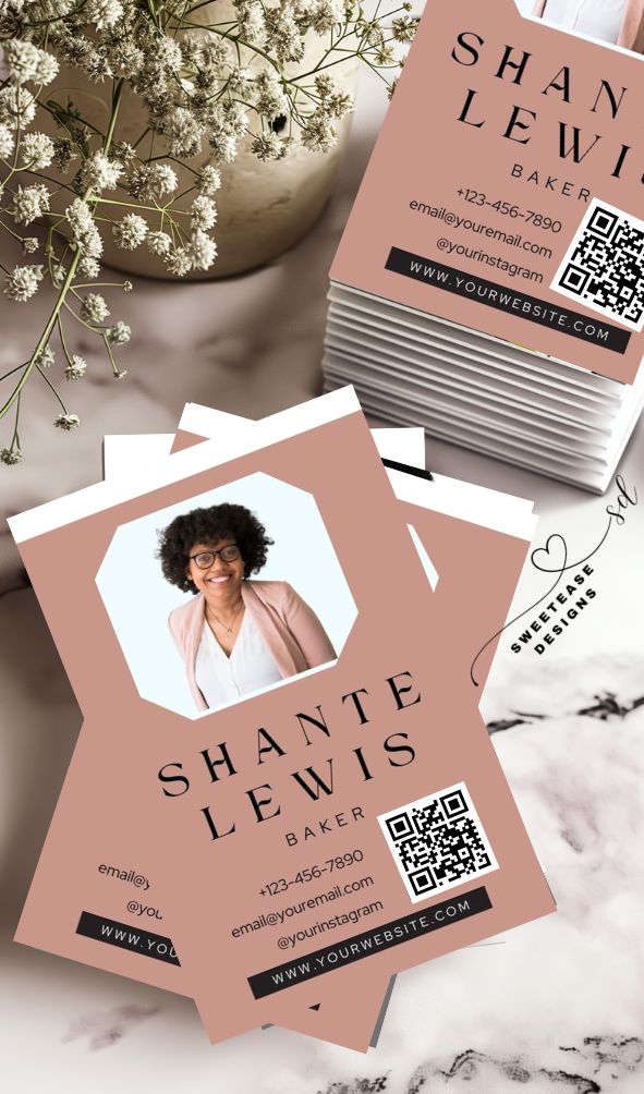 Business/Influencer Card Template Bundle (Digital delivery)