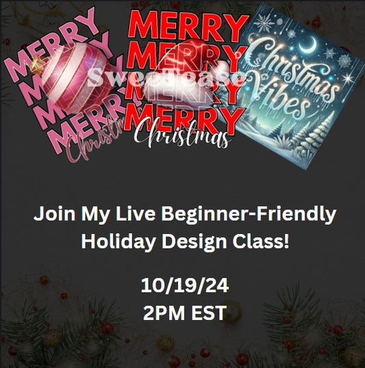 Christmas Design class- AI/Canva for beginners