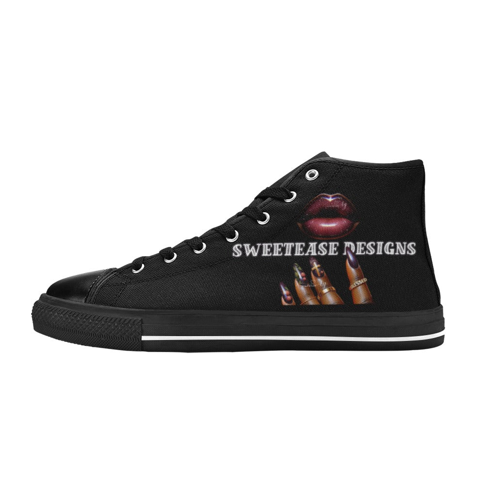 Women's Custom Sneakers (Canvas) Free standard shipping